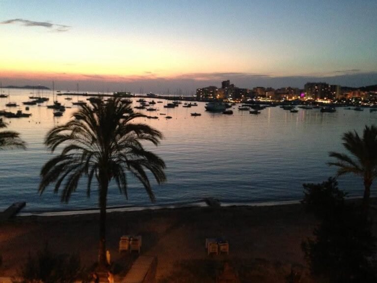 View of San Antonio in the evening